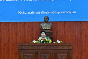 ແມ່ຍິງ ຫສນຍ ສະເຫຼີມສະຫຼອງວັນສ້າງຕັ້ງສະຫະພັນແມ່ຍິງລາວ ຄົບຮອບ 70 ປີ