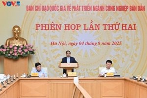 ຫວຽດນາມ ຈັດກອງປະຊຸມຄະນະຊີ້ນໍາການພັດທະນາຂະແໜງອຸດສາຫະກຳເຄິ່ງຊັກນຳໄຟຟ້າ