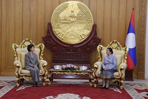 ຮອງປະທານປະເທດ ຕ້ອນຮັບທູດ ການາດາ ເຂົ້າຢ້ຽມອຳລາ