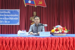 ເຈົ້າແຂວງຜົ້ງສາລີ ລົງເຄື່ອນໄຫວ ແລະ ແນະນຳວຽກ ຢູ່ເມືອງໃໝ່