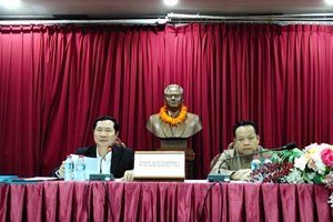 ຮອງລັດຖະມົນຕີກະຊວງປ້ອງກັນປະເທດ ເຄື່ອນໄຫວຊຸກຍູ້ວຽກງານຢູ່ແຂວງອັດຕະປື