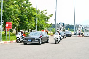 ຮອງປະທານປະເທດ ແຫ່ງ ສສ ຫວຽດນາມ ເດີນທາງມາຢ້ຽມຢາມ ສປປ ລາວ ຢ່າງເປັນທາງການ