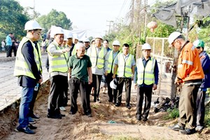 ສະຫວັນນະເຂດ ເປີດໂຄງການກໍ່ສ້າງທາງ ວັດບ້ານນາແກ ຫາ ຂົວມິດຕະພາບ ລາວ-ໄທ II