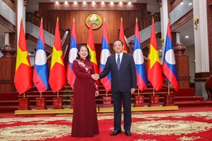 ນາຍົກລັດຖະມົນຕີ ແຫ່ງ ສປປ ລາວ ພົບປະກັບ ຮອງປະທານປະເທດ ແຫ່ງ ສສ​ ຫວຽດນາມ