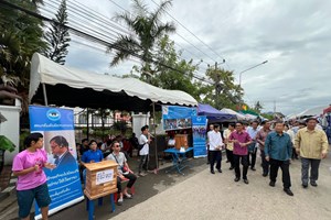 ມວນຊົນຊາວຫຼວງພະບາງ ຮ່ວມງານໂລະລາດໃນງານບຸນຫໍ່ເຂົ້າປະດັບດິນ ຢູ່ນະຄອນ ຫຼວງພະບາງ ຢ່າງຫຼວງຫຼາຍ