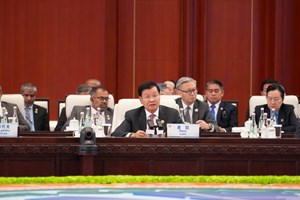 ທ່ານ ທອງລຸນ ສີສຸລິດ ເຂົ້າຮ່ວມ ກອງປະຊຸມສຸດຍອດຂອງອົງການຮ່ວມມືຊຽງໄຮ້ ຄັ້ງທີ 25