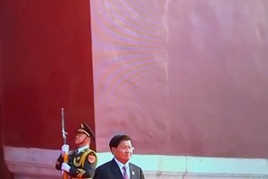 ປະທານປະເທດ ແຫ່ງ ສປປ ລາວ ເຂົ້າຮ່ວມພິທີລະນຶກວັນໄຊຊະນະສົງຄາມຕ້ານຟາຊິດ ຄົບຮອບ 80 ປີ