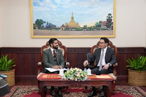 ຮອງລັດຖະມົນຕີກະຊວງການຕ່າງປະເທດ ຕ້ອນຮັບຜູ້ຕາງໜ້າອົງການອຸຍນີເຊັບ