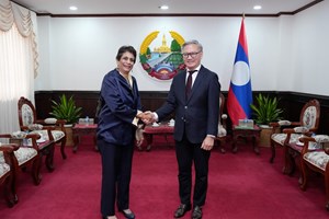 ລມຕ ກະຊວງການຕ່າງປະເທດຕ້ອນຮັບ ຜູ້ຊ່ວຍເລຂາທິການໃຫຍ່ອົງການສະຫະປະຊາຊາດ