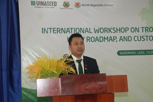 ສຳມະນາສາກົນແນວພັນຜັກເຂດຮ້ອນກ້າວໄປສູ່ການເຂົ້າຮ່ວມ ແລະ ເພີ່ມທະວີການຮ່ວມມື UPOV