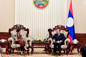 ທ່ານຮອງນາຍົກລັດຖະມົນຕີ ຕ້ອນຮັບຜູ້ຊ່ວຍເລຂາທິການໃຫຍ່ ອົງການ ສປຊ