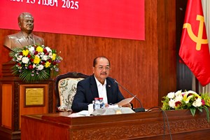 ທາບທາມເນື້ອໃນ ແລະ ບຸກຄະລາກອນ ເພື່ອກະກຽມໃຫ້ແກ່ກອງປະຊຸມໃຫຍ່ຜູ້ແທນອົງຄະນະພັກ ຫສນຍ