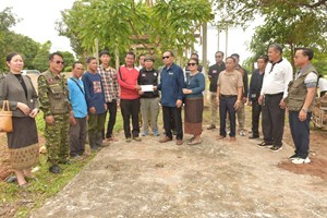 ສືບຕໍ່ການພັດທະນາແຫຼ່ງທ່ອງທ່ຽວແບບວົງແຫວນ ຢູ່ເມືອງອຸທຸມພອນ