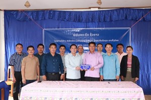 ນັກຮຽນ ມສ ຜາເກັ່ງນ້ອຍ ໄດ້ຊົມໃຊ້ຫໍພັກ ຫຼັງໃໝ່