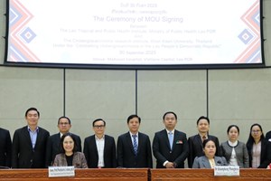 ລາວ-ໄທ ຮ່ວມແກ້ໄຂບັນຫາພະຍາດໃບໄມ້ໃນຕັບ ແລະ ມະເຮັງທໍ່ນໍ້າບີ