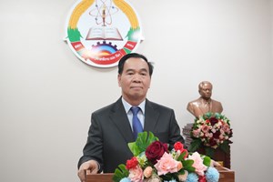 ສານອວຍພອນວັນຄູແຫ່ງຊາດ ຄົບຮອບ 31 ປີຂອງ ທ່ານ ທອງສະລິດ ມັງໜໍ່ເມກ ລັດຖະມົນຕີກະຊວງ ສສກ 