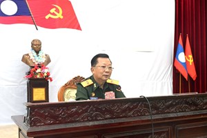 ສະຫາຍ ພົອ ຈັນສະໝອນ ຈັນຍາລາດ ພົບປະໂອ້ລົມກຳລັງ ປກຊ-ປກສ ແລະ ກອງພົນທະຫານຮາບທີ 2 ແຂວງໄຊຍະບູລີ