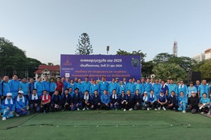 ຂະບວນແຫ່-ແລ່ນທວນໄຟ ງານມະຫະກໍາກິລາແຫ່ງຊາດ