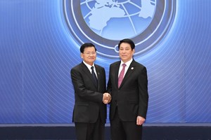 ປະທານປະເທດ ແຫ່ງ ສປປ ລາວ ເຂົ້າຮ່ວມພິທີລົງນາມ ສົນທິສັນຍາ ສປຊ ວ່າດ້ວຍການຕ້ານອາຊະຍາກຳທາງໄຊເບີ