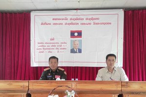 ກອງບັນຊາການທະຫານເມືອງແກ່ນທ້າວປິດຊຸດອົບຮົມຫັດແອບການທະຫານປະຈໍາປີ2025.