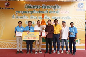 ເຮືອແຟມມິລີ່-LDB ຊະນະເລີດໃນງານຊ່ວງເຮືອປະຈຳປີ 2025 ຂອງແຂວງວຽງຈັນ