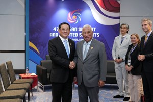 ນາຍົກລາວ ແລະ ປະທານສະພາມົນຕີເອີຣົບ ປຶກສາຫາລືເສີມຂະຫຍາຍການພົວພັນຮ່ວມມື