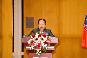 ຍົກສູງການພົວພັນຮ່ວມມືວຽກງານ ສນຊ ແລະ ສະຫະພັນກໍາມະບານລາວ