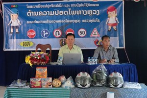 ເພີ່ມທະວີ ວຽກງານຄວາມປອດໄພທາງຫຼວງ ຜ່ານການໂຄສະນາ ແລະ ບັງຄັບໃຊ້ກົດໝາຍ