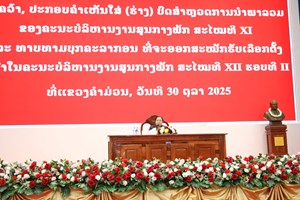 ຄົ້ນຄວ້າ ປະກອບຄໍາເຫັນໃສ່ຮ່າງບົດສໍາຫຼວດການນໍາພາລວມຂອງຄະນະບໍລິຫານງານສູນກາງພັກ ສະໄໝທີ XI