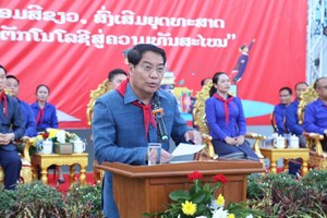 ເປີດງານພົບປະ-ຕັ້ງຄ້າຍເຍົາວະຊົນທົ່ວປະເທດ ຄັ້ງທີ VI ຢ່າງເປັນທາງການ