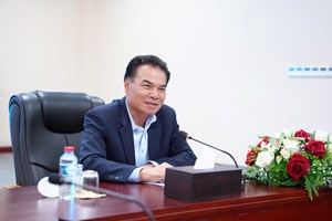 ສະຫາຍ ຫົວໜ້າຫ້ອງວ່າການສູນກາງພັກ ພົບປະເຮັດວຽກກັບກົມເລຂານຸການ-ການນຳ