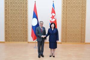 ສອງກະຊວງການຕ່າງປະເທດ ສປປ ລາວ ແລະ ສປປ ເກົາຫຼີ ສືບຕໍ່ເພີ່ມທະວີຮັດແໜ້ນການພົວພັນຮ່ວມມື