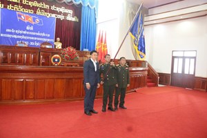 ພະແນກຊາວໜຸ່ມ ກອງບັນຊາການທະຫານ ແຂວງຫຼວງພະບາງ ໄດ້ຮັບທຸງໄຊນຳໜ້າ ຂະບວນການແຂ່ງຂັນ 4 ບຸກ