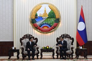 ນາຍົກລັດຖະມົນຕີ ຕ້ອນຮັບ ຮອງນາຍົກລັດຖະມົນຕີ ສສ ຫວຽດນາມ