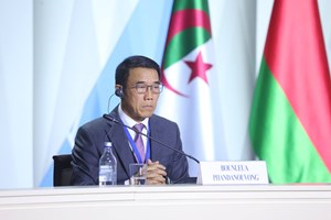 ຫົວໜ້າຄະນະພົວພັນຕ່າງປະເທດສູນກາງພັກ ເຂົ້າຮ່ວມກອງປະຊຸມສາກົນ ທີ່ ສ. ຣັດເຊຍ