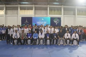 ເປີດການແຂ່ງຂັນກິລາເທຄວັນໂດ ງານມະຫະກໍາກິລາແຫ່ງຊາດ ຄັ້ງທີ XII