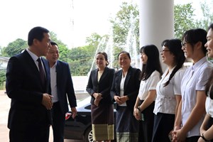 ສຂຈ ຕ້ອນຮັບຮອງເຈົ້າຄອງນະຄອນຄຸນໝິງສປ ຈີນ