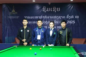 ສິດທິເດດ ສັກບ່ຽງ ຄ້ວາຫຼຽນຄຳ ສະນຸກເກີ 6ແດງດ່ຽວຊາຍ ໃຫ້ແຂວງສະຫວັນນະເຂດ