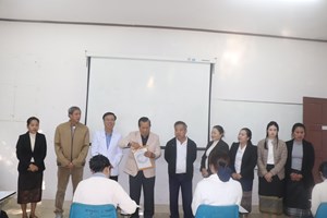 ສອບເສັງລະດັບຊາດສໍາລັບພະຍາບານ ແລະ ຜະດຸງຄັນ ຄັ້ງທີ 6