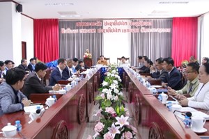 ຮອງຫົວໜ້າຄະນະຊີ້ນຳລະດັບຊາດ ເຄື່ນໄຫວຕິດຕາມການເດີນສໍາຫຼວດ ພົນລະເມືອງ ຢູ່ແຂວງວຽງຈັນ.