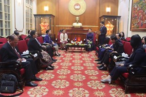 ຮອງປະທານ ສນຊ ພົບປະຢ້ຽມຢາມຮອງປະທານແນວໂຮມປະເທດຊາດຫວຽດນາມ