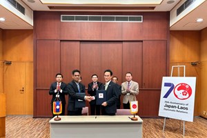 ໂຮງໝໍນ້ອຍໃນແຂວງສາລະວັນໄດ້ຮັບການຊ່ວຍເຫຼືອຈາກລັດຖະບານຍີ່ປຸ່ນ