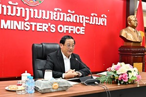 ນາຍົກລັດຖະມົນຕີ ພົບປະໂອ້ລົມ ຄະນະພັກ ແລະ ພະນັກງານຫຼັກແຫຼ່ງ ຫສນຍ