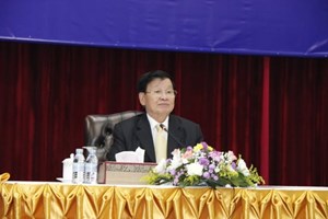 ປະທານປະເທດໂອ້ລົມເນັ້ນຫຼາຍບັນຫາຕໍ່ກອງປະຊຸມສະຫຼຸບວຽກງານຄະນະປະຕິຮູບລັດວິສາຫະກິດປະຈໍາປີ 2025