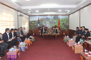 ອົງການລັກເດບ ພົບປະການນຳແຂວງຊຽງຂວາງ