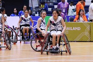 ລາວ ຊະນະ ຟີລິບປິນ 8-5 ບານບ້ວງລໍ້ເລື່ອນຄົນພິການທີມຍິງອາຊຽນ ພາຣາເກມ 2025