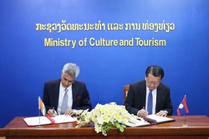 ລາວ-ອິນເດຍ ເພີ່ມທະວີຮ່ວມມືປົກປັກຮັກສາການສະແດງຟ້ອນພະລັກ-ພະລາມ