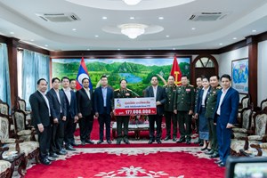 ບໍລິສັດລາວໂທລະຄົມ ເຂົ້າອວຍພອນ ແລະ ຊຸກຍູ້ ວັນສ້າງຕັ້ງກອງທັບປະຊາຊົນລາວ