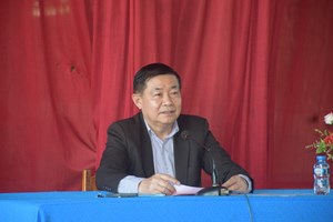 ຄະນະການນໍາ ສາລະວັນ ພົບປະຢ້ຽມຢາມ ທະຫານກອງພັນນ້ອຍຕີພິເສດ 459