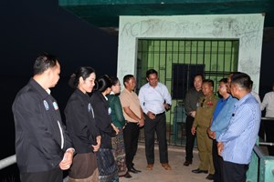 ຜູ້ສະໝັກຮັບເລືອກຕັ້ງ ສສຊ ແຂວງຈຳປາສັກ​ ຢ້ຽມຢາມ​ໂຄງການຊົນລະປະທານອ່າງເກັບນ້ຳຫ້ວຍວັງເຫ